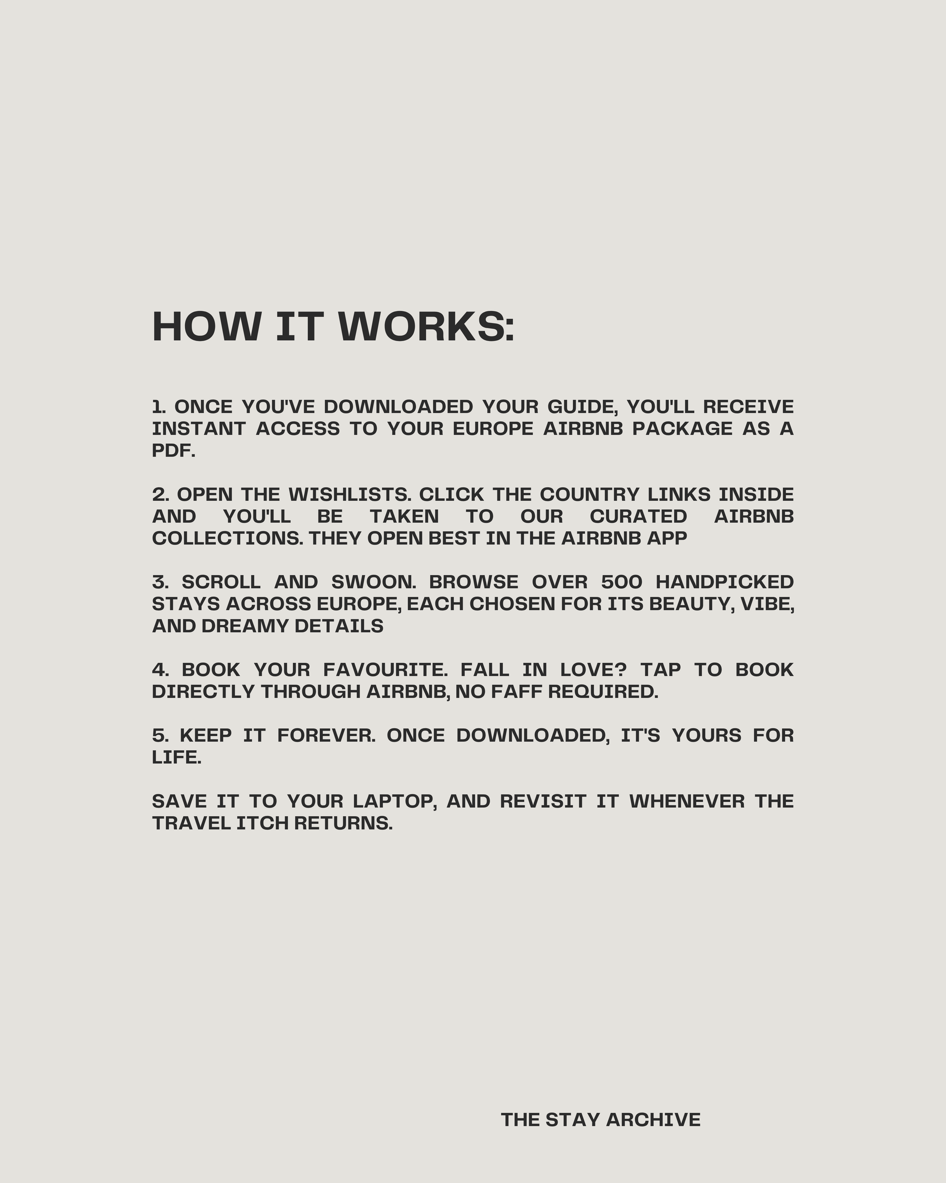 All Europe Airbnbs (500 + Stays)